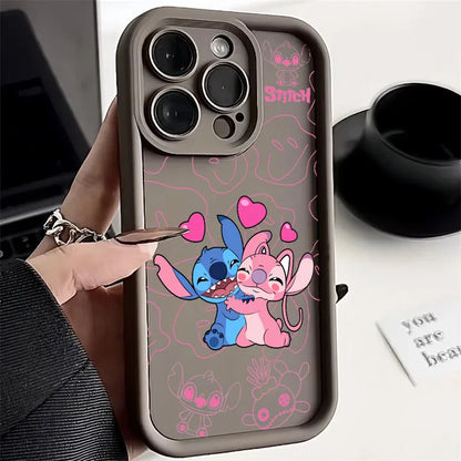 Angel Stitch Cartoon Soft Silicone Phone Case